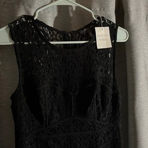Victoria’s Secret black lace dress size 4